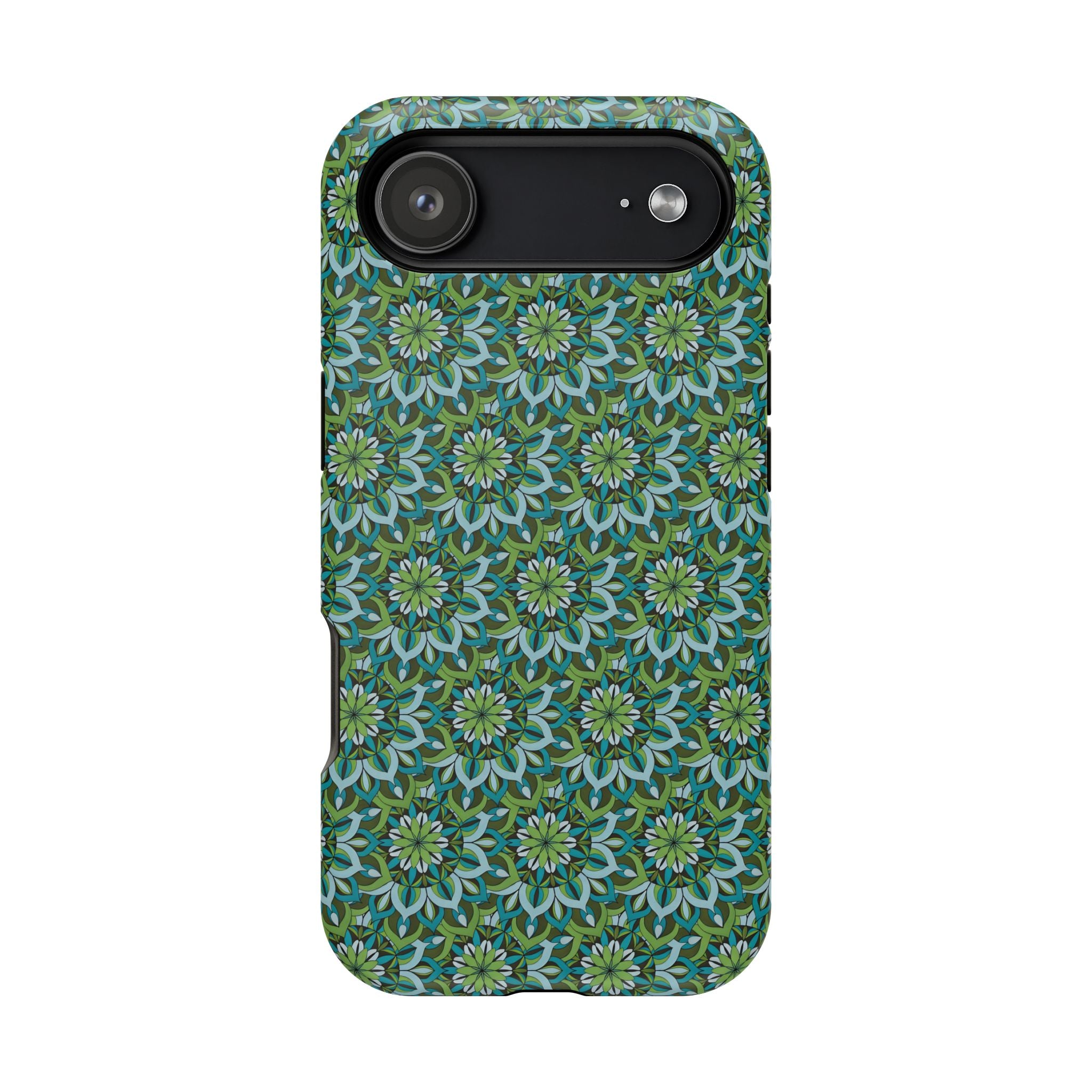 Lynne Mandala Art Floral Kaleidoscope Magnetic Impact Phone Case