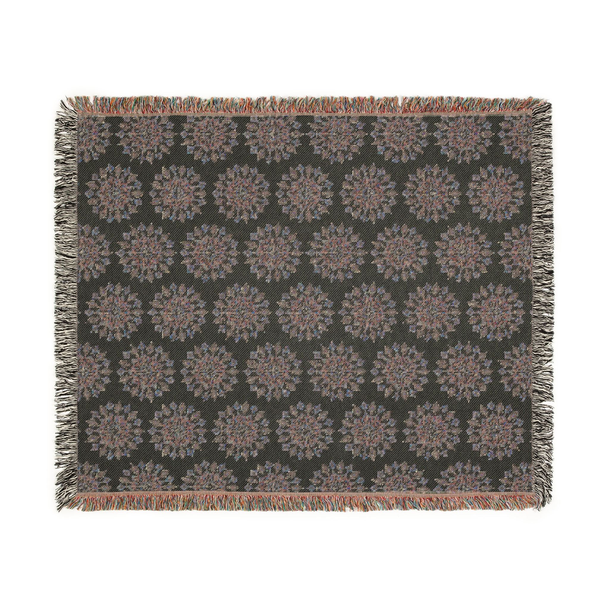 Genie Mandala Art Woven Blanket