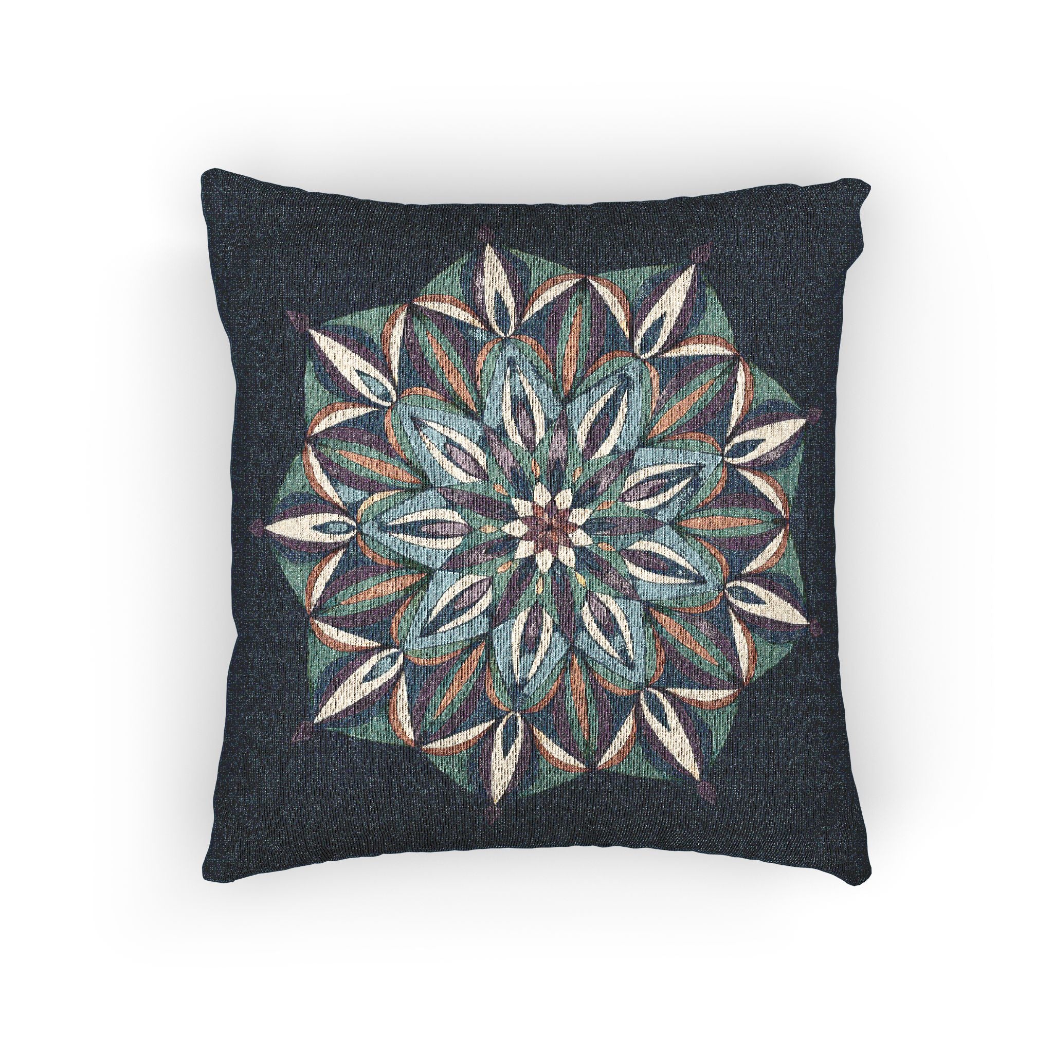 Maci Mandala Art Woven Pillow