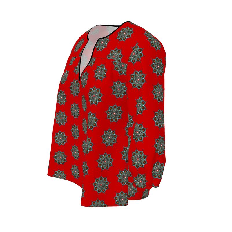 Everlee Mandala Art Women's Blouse by Infinite Hue