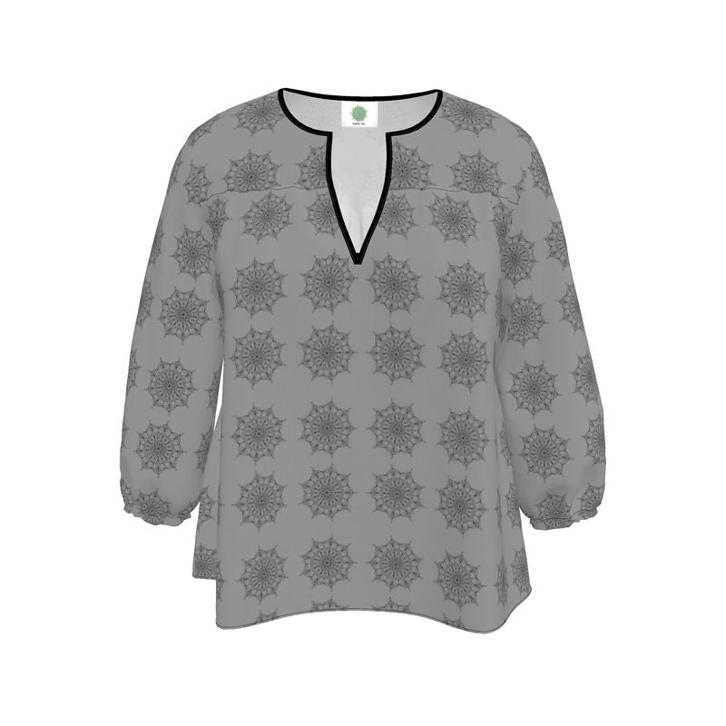 Howard Mandala Women's Blouse By Infinite Hue