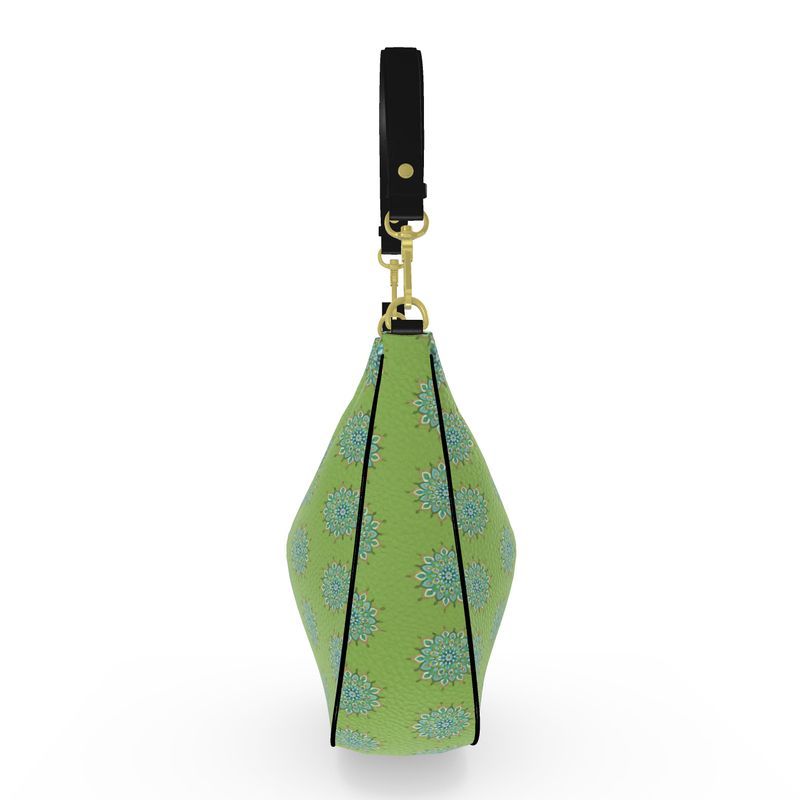 Mary Mandala Curve Hobo Bag by Infinite Hue