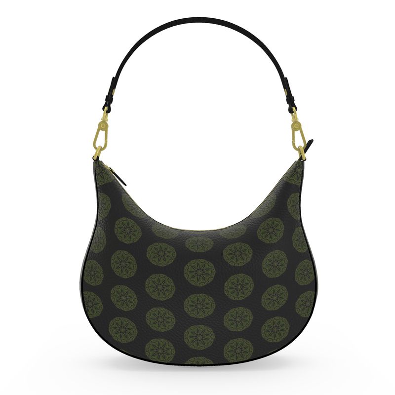 Romina Mandala Curve Hobo Bag by Infinite Hue