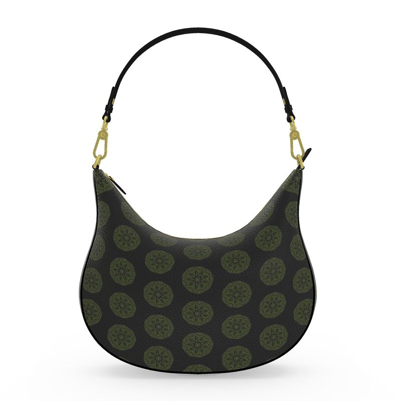 Romina Mandala Curve Hobo Bag by Infinite Hue