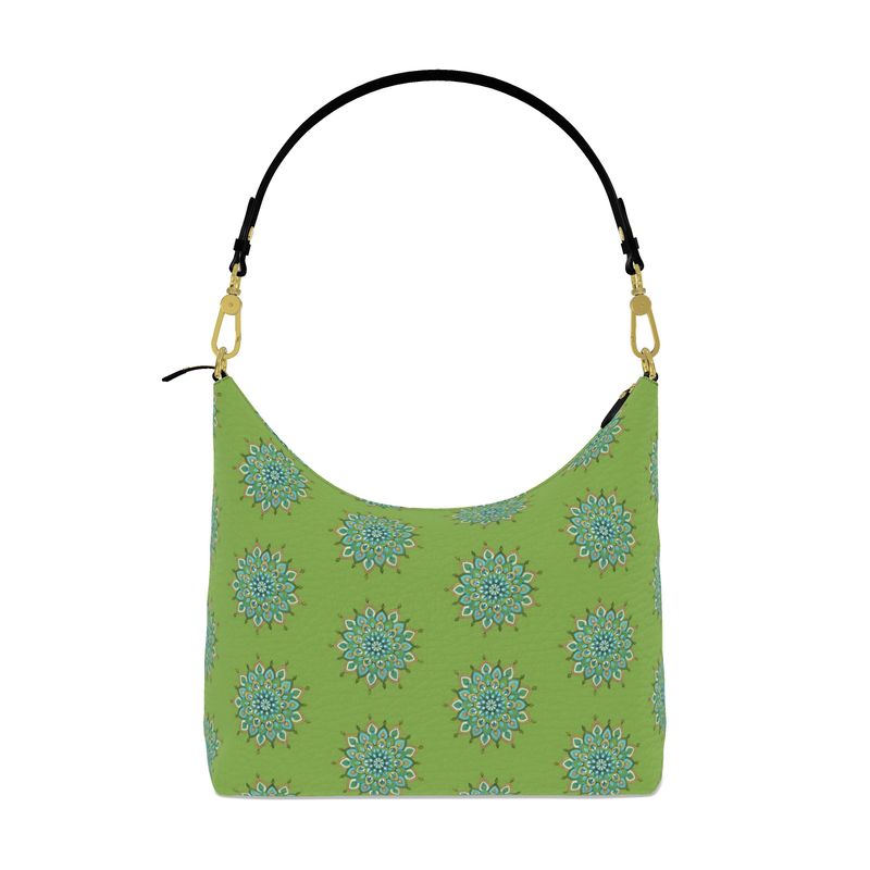 Mary Mandala Square Hobo Bag by Infinite Hue