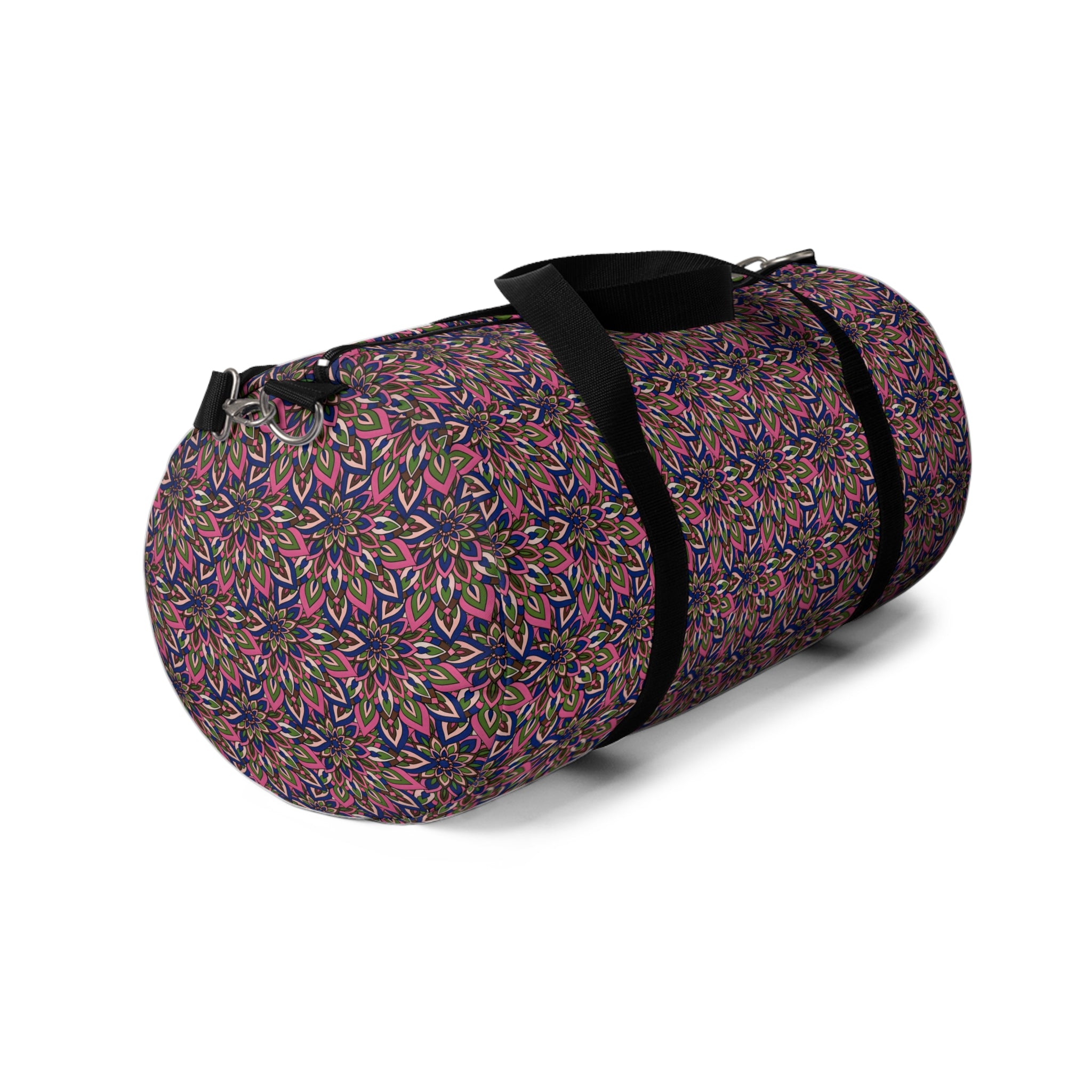Laura Mandala Art Floral Kaleidoscope Duffel Bag — Colorful Travel & Gym Bag