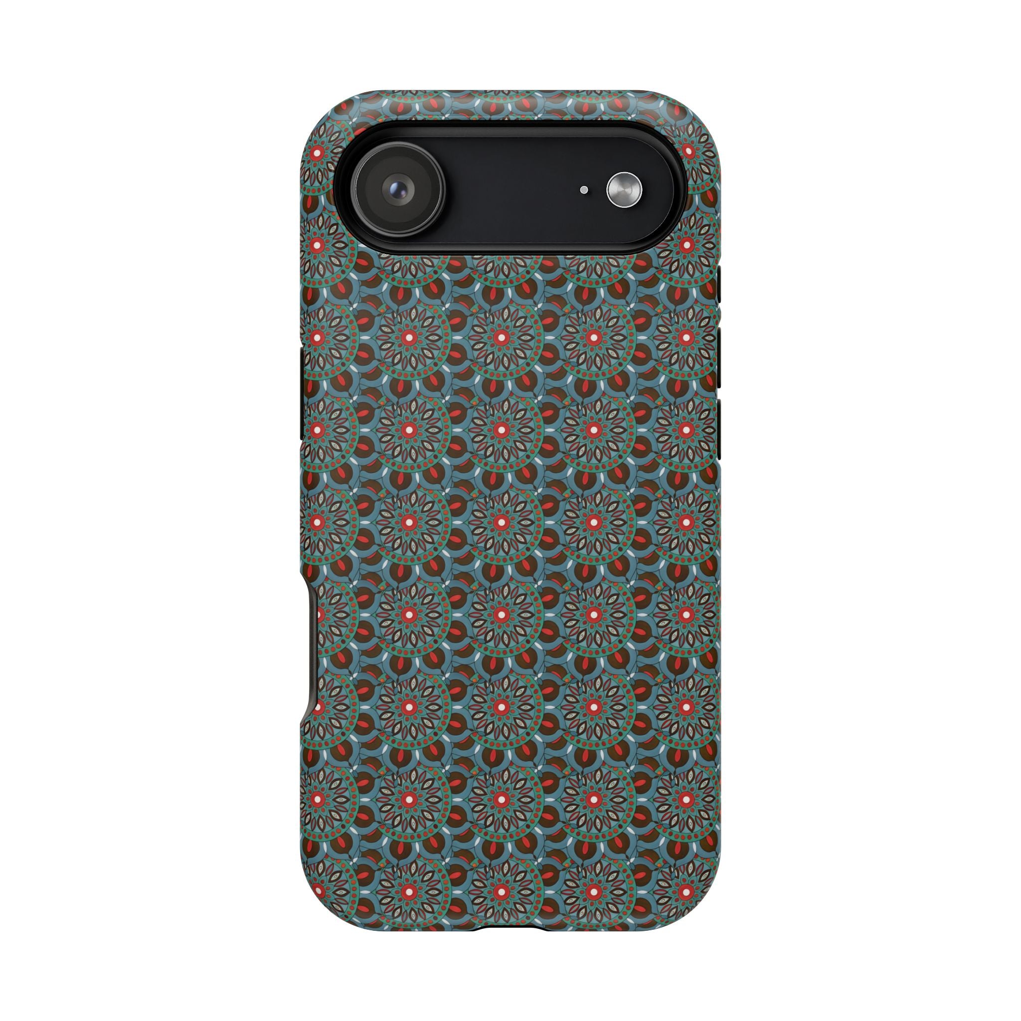 Everlee Mandala Magnetic Impact-Resistant Phone Case — Retro Floral Geometric Pattern