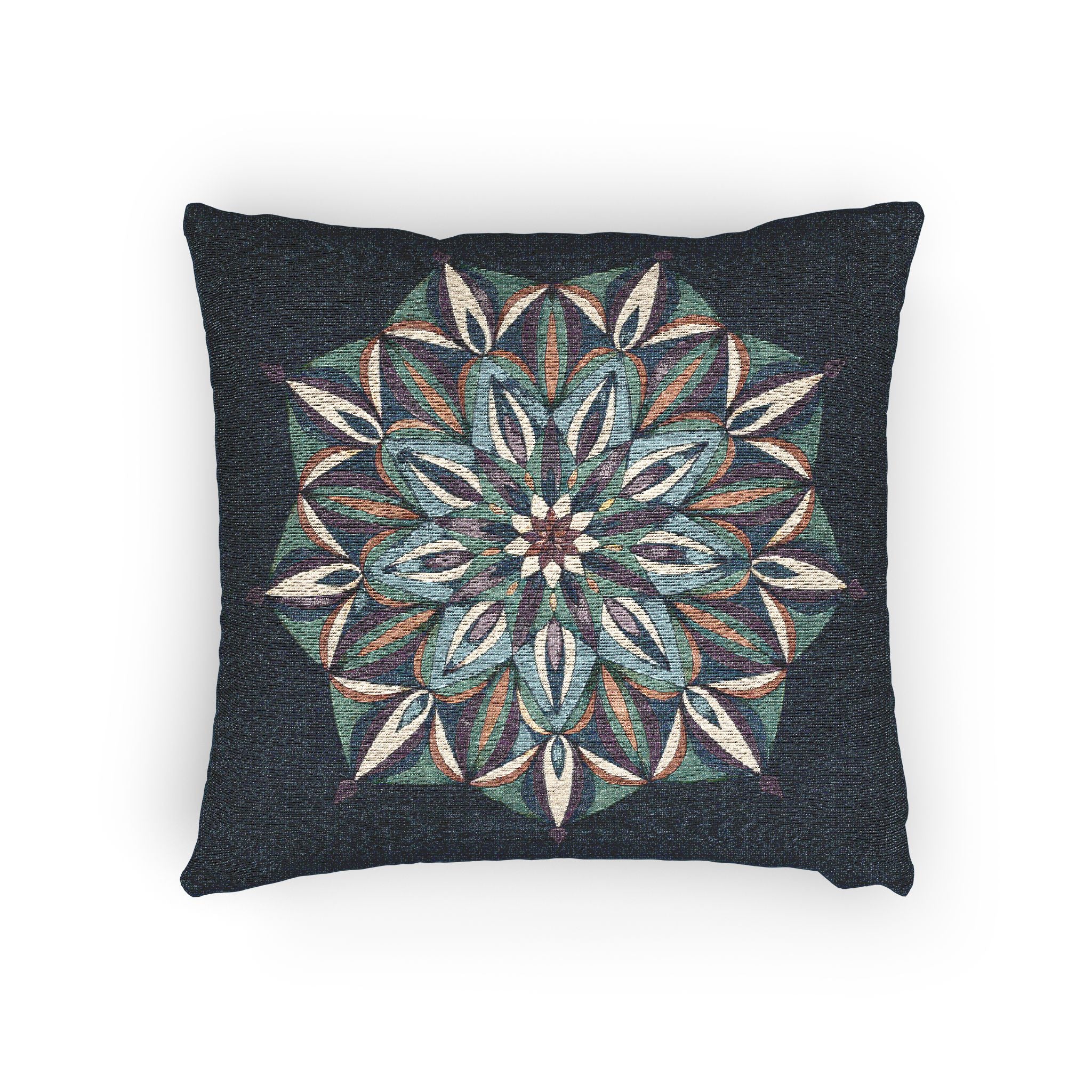 Maci Mandala Art Woven Pillow