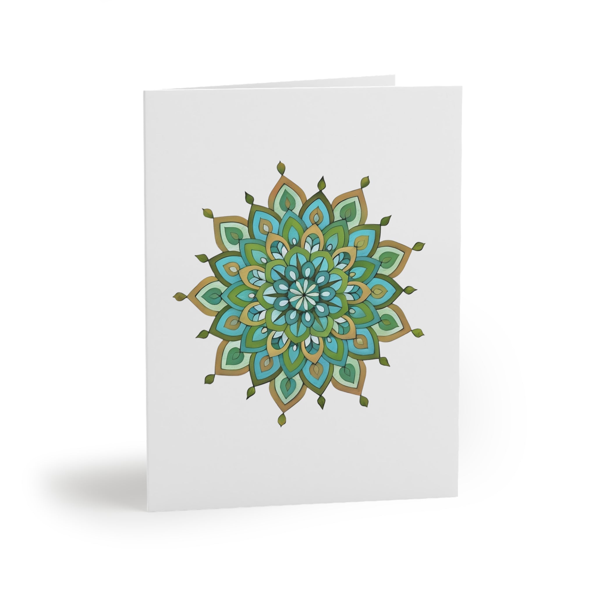 Mary Mandala Art Greeting Cards — Set of 8/16/24 Floral  Blank Note Cards