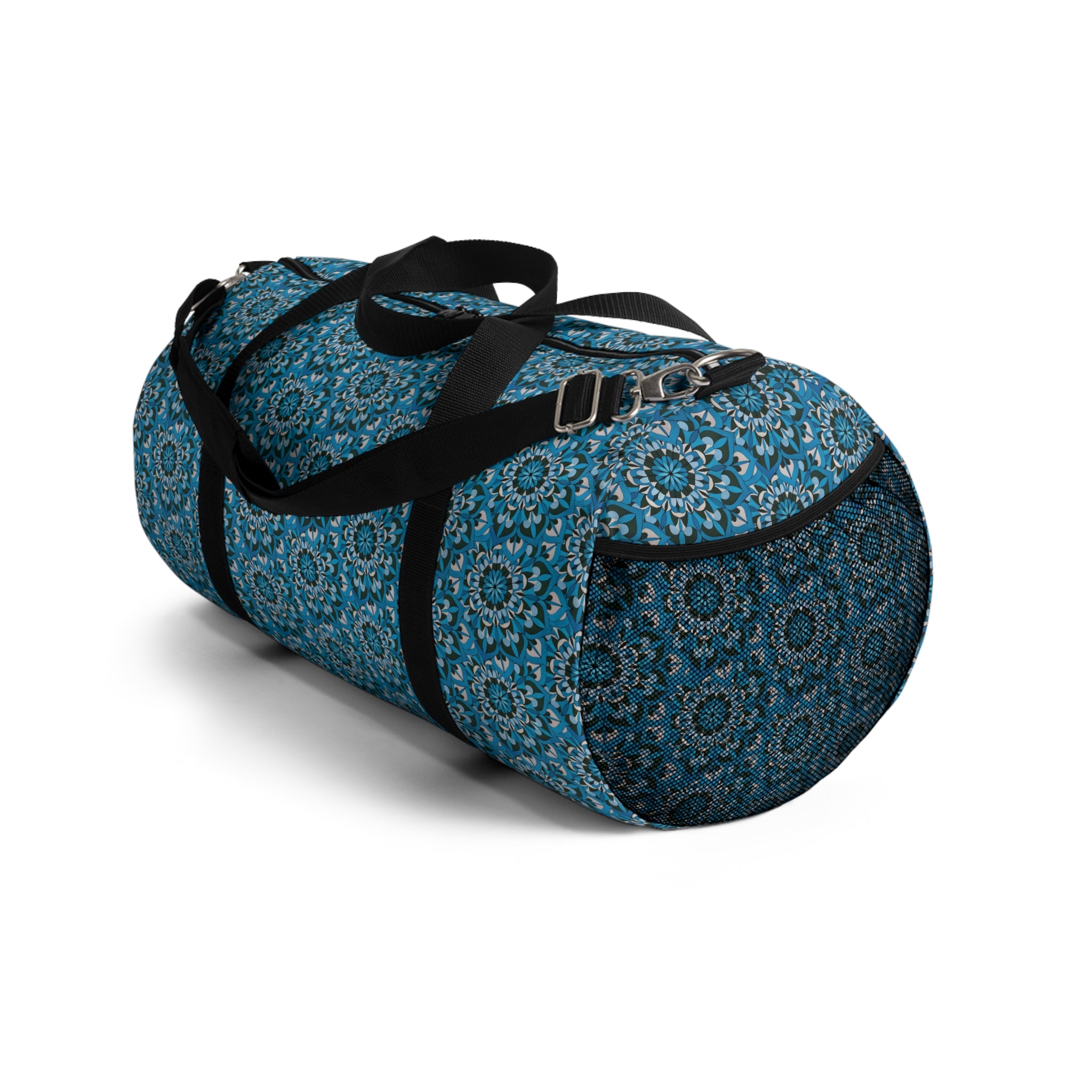 Evelyn Blue Mandala Duffel Bag - Boho Travel Gym Bag