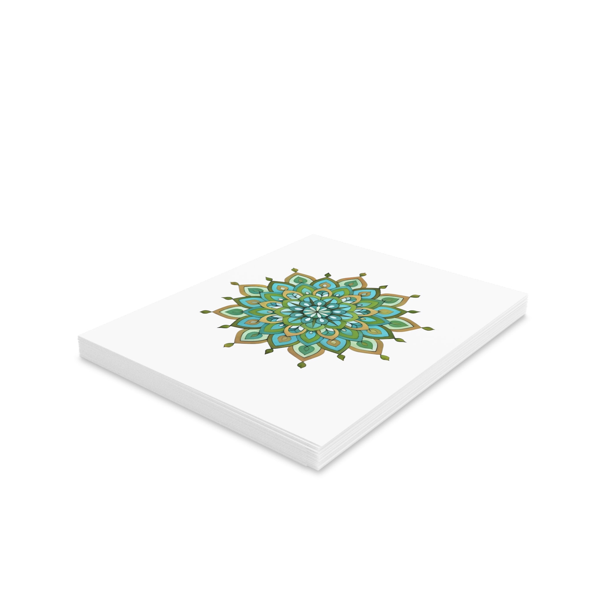 Mary Mandala Art Greeting Cards — Set of 8/16/24 Floral  Blank Note Cards