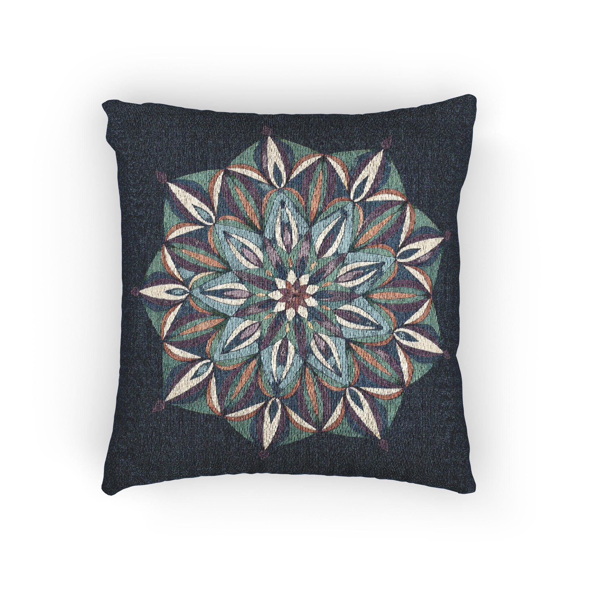 Maci Mandala Art Woven Pillow