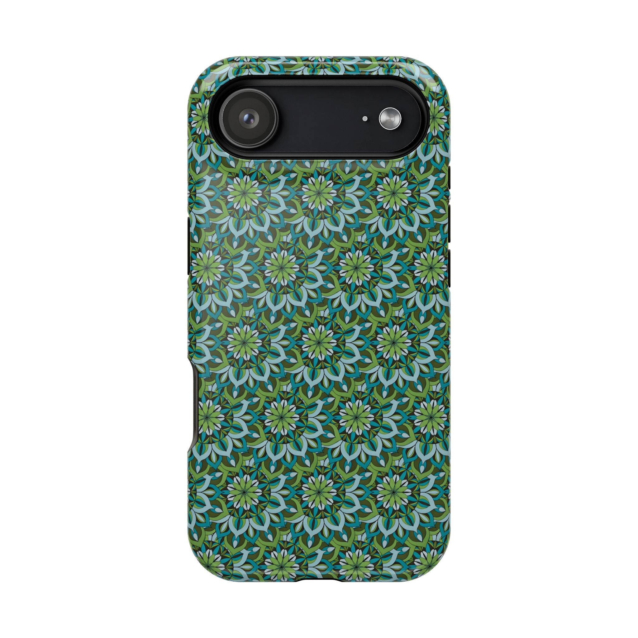 Lynne Mandala Art Floral Kaleidoscope Magnetic Impact Phone Case