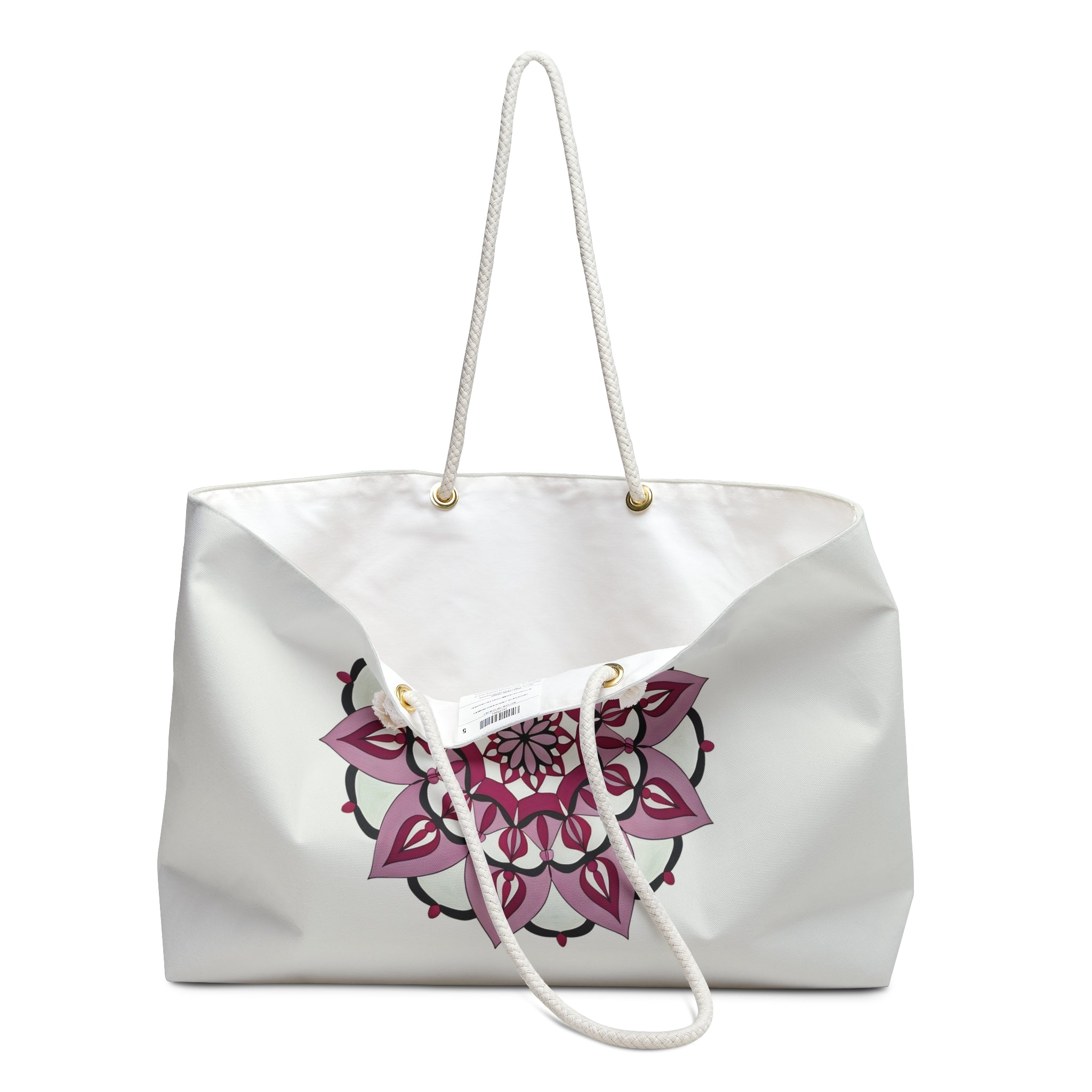 Orla Mandala Weekender Bag — Pink Floral Travel Tote