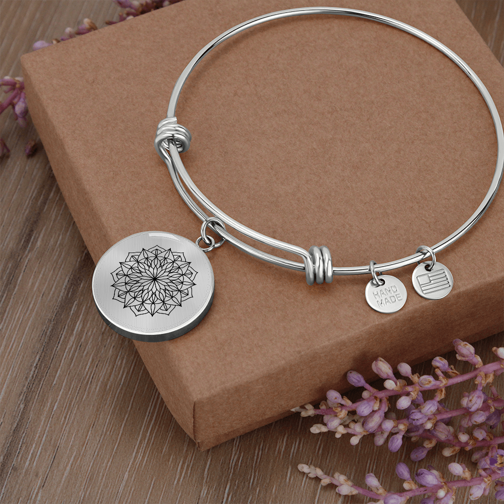 Brandy Mandala Art Bracelet by Infinite Hue