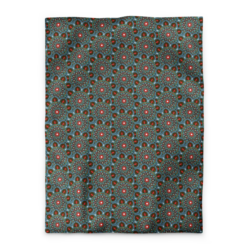 Everlee Mandala Art Duvet Cover by Infinite Hue