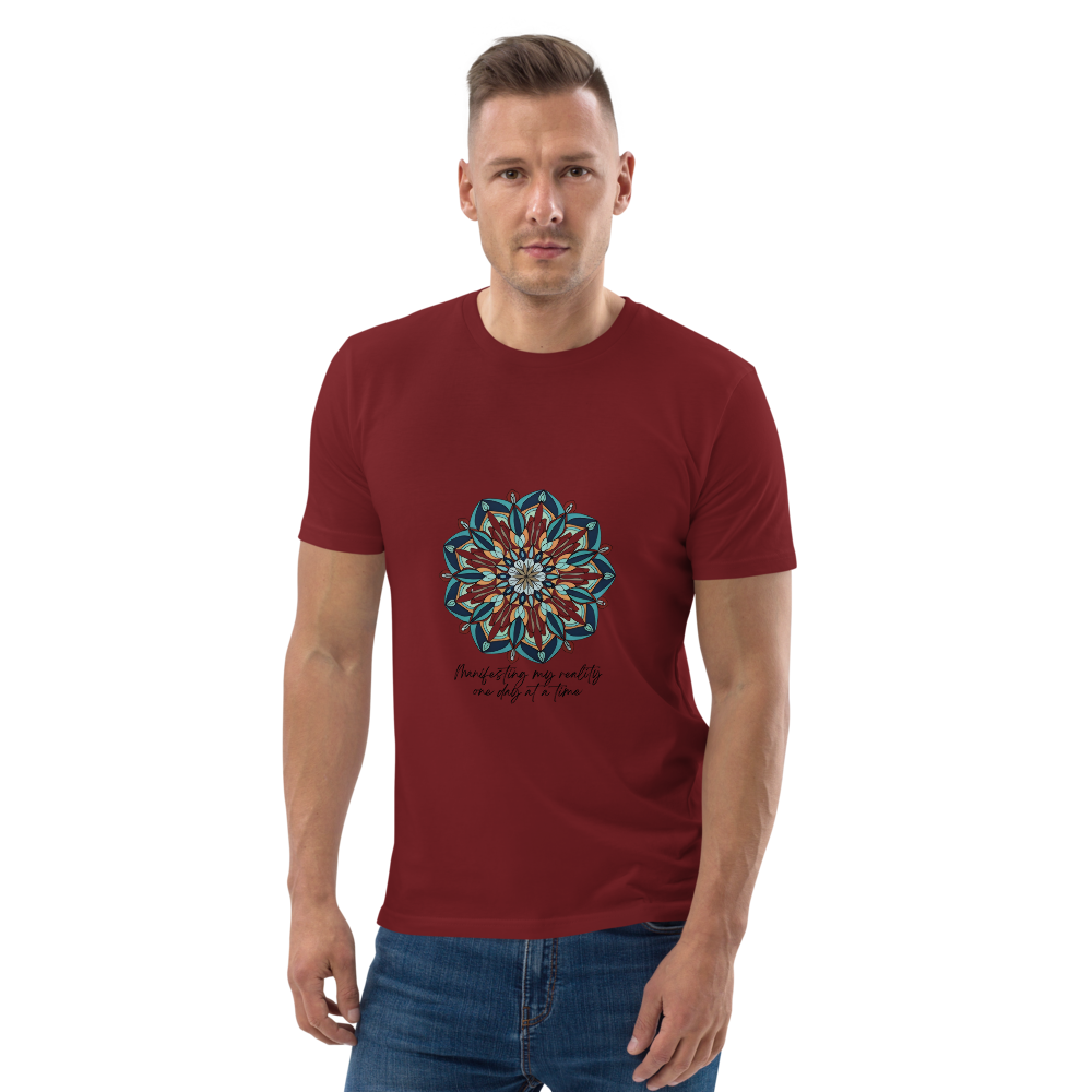 Manifesting My Reality One Day at a Time Unisex organic cotton t-shirt